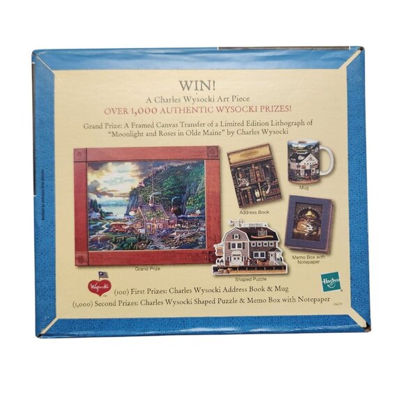 Vintage 2005 Charles Wysocki Puzzles Rockland Breakwater Light Brand New - Picture 2 of 5